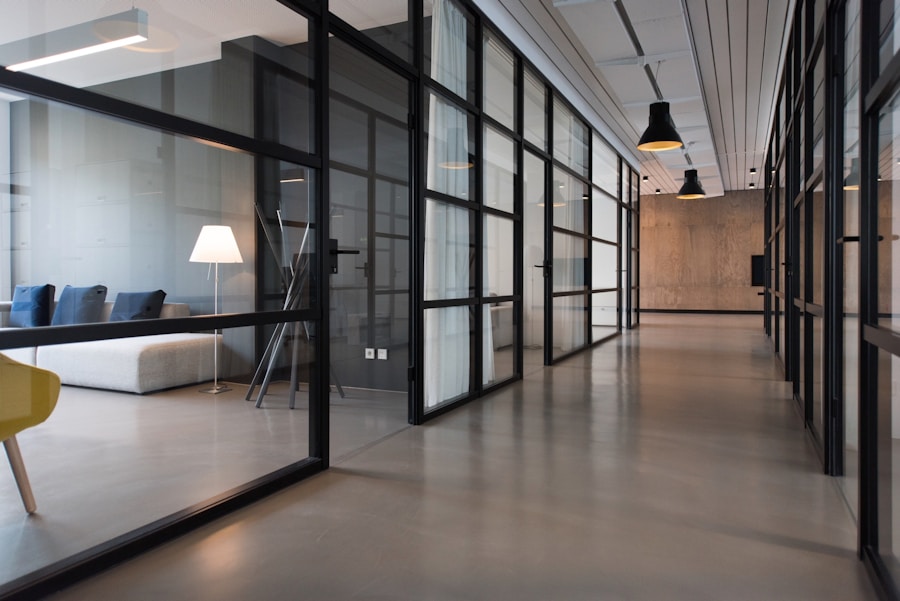 Bright modern office interior